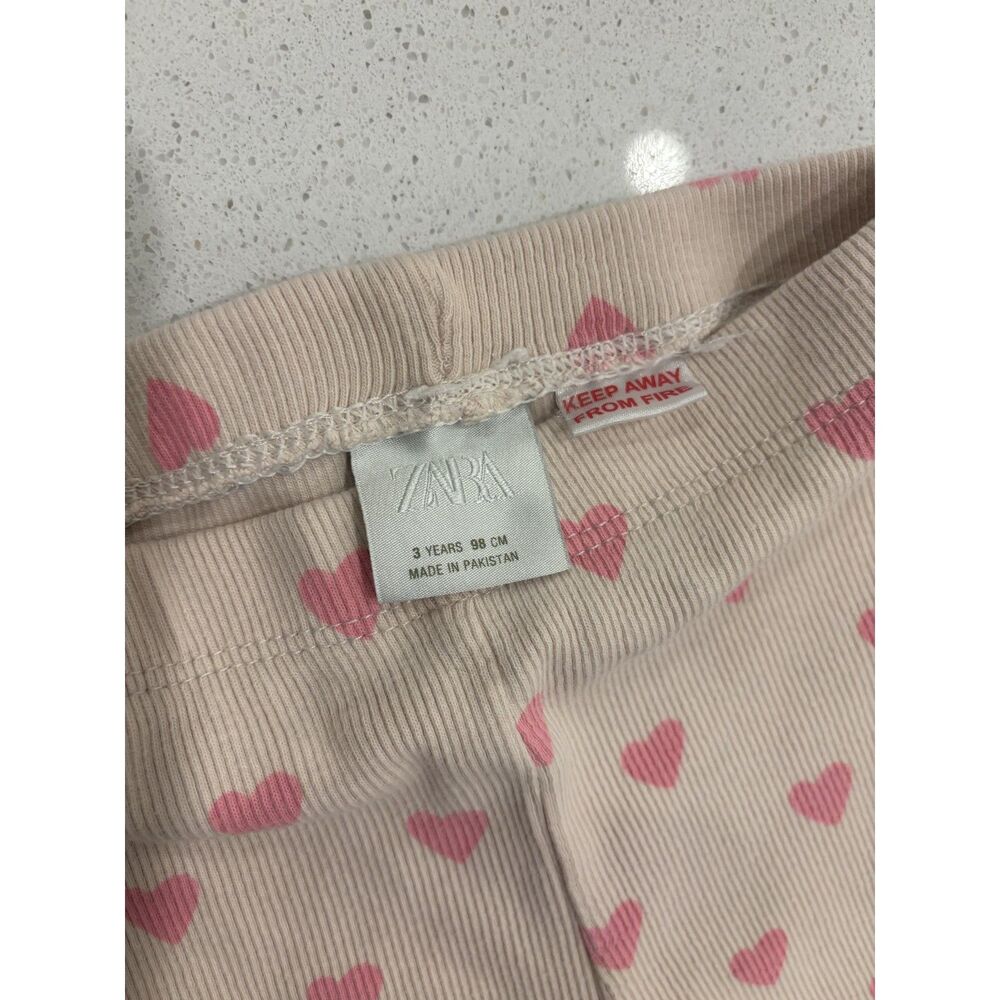 Zara Kids Heart Biker Shorts